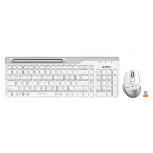 Клавиатура + мышь A4Tech Fstyler FB2535C клав:бел/серый мышь:бел/серый USB беспроводная Bluetooth/Радио slim (FB2535C ICY WHITE) Клавиатура + мышь A4Tech Fstyler FB2535C клав:бел/серый мышь:бел/серый USB беспроводная Bluetooth/Радио slim (FB2535C ICY WHITE)